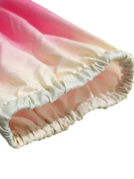 SHEIN Pastel Rainbow Off-Shoulder Maxi Dress - Picture 3 of 15